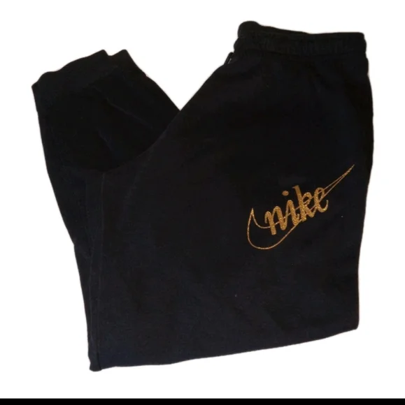 Nike Black 2 Pc Hooded Sweatshirt & Jogger Pants Xltg - Picture 4 of 11